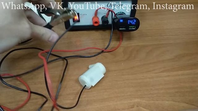 Обзор мини насоса 3-12V 120 литров/минута смотреть онлайн
