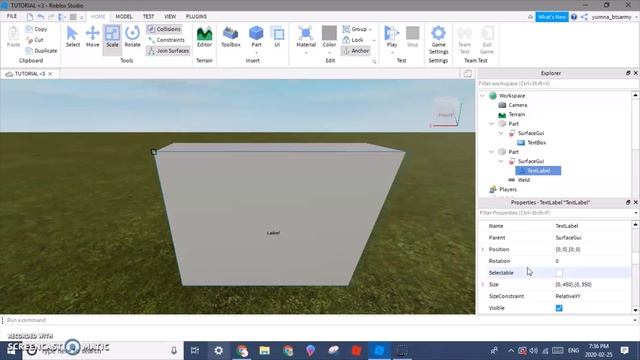 How To Add Text On A Part In Roblox Studio смотреть онлайн