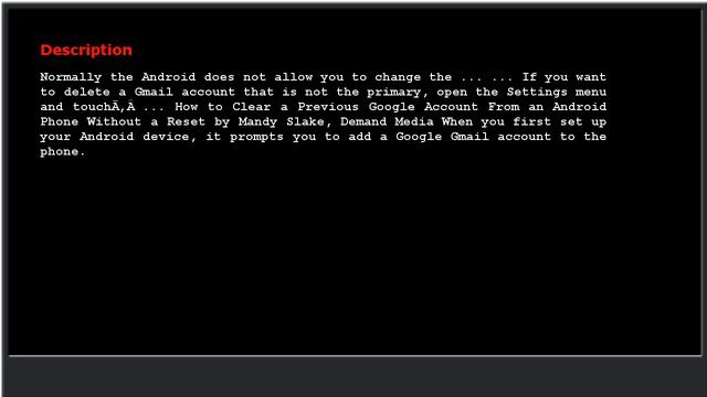 How to Remove and Change Gmail Account on Android Market without ... смотреть онлайн