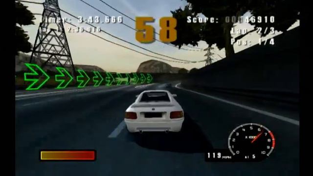 Burnout (GameCube) - Race No. 1: Interstate смотреть онлайн