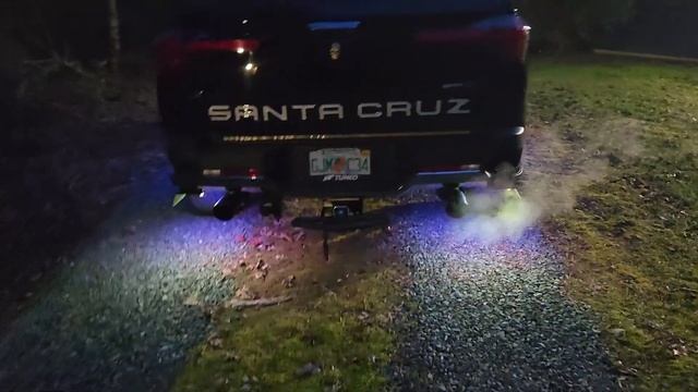 Amazing under glow Hyundai Santa Cruz Truxx lift kit Falken T/A смотреть онлайн