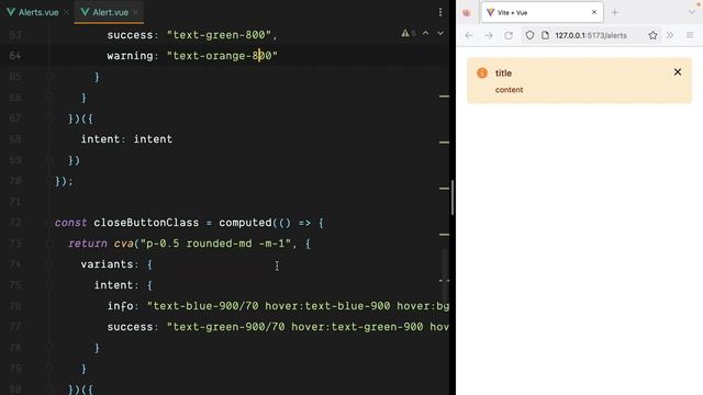 Beautiful Alert Component with TailwindCSS, Vue & CVA смотреть онлайн