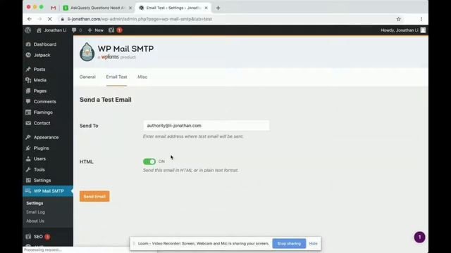 How to Configure Your WordPress Email Settings | Wordpress Tutorial смотреть онлайн