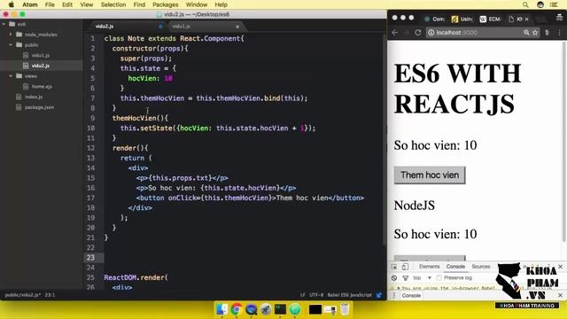 ReactJS ES6 – Bài 6: Default props với ES6 смотреть онлайн