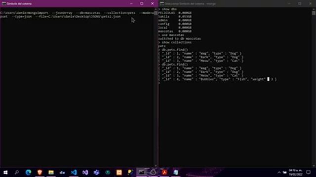 Importación de datos Mongo DB смотреть онлайн
