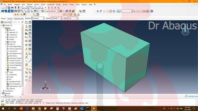 How to run an Abaqus file with a newer version on an older version of Abaqus using python jnl file. смотреть онлайн
