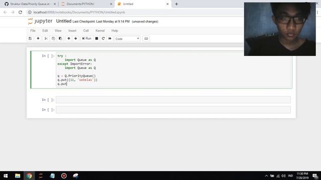 Priority Queue pada Python смотреть онлайн