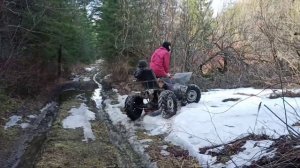 самодельный квадроцикл с двигателем лифан