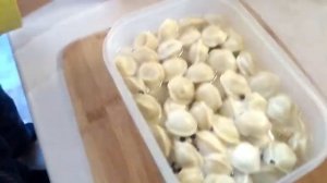 Варим пельмени в микроволновке, жареные пельмени