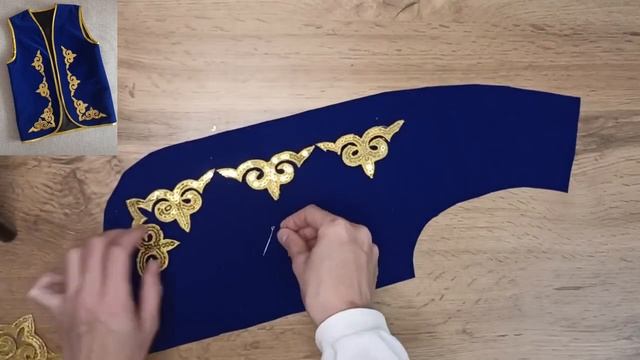 ҰЛ БАЛАЛАР КАМЗОЛЫН ТІГЕМІЗ. #1 ҚАЗАҚЫ НАҚЫШ // детский национальный жилет смотреть онлайн