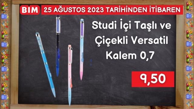 BİM KIRTASİYE ÜRÜNLERİ | 25 AĞUSTOS 2023’TEN İTİBAREN | ÇANTA DEFTER KALEM BOYA |Bim Okul Alışveriş смотреть онлайн