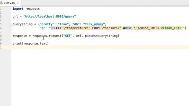 Influxdb project: 11 query python смотреть онлайн