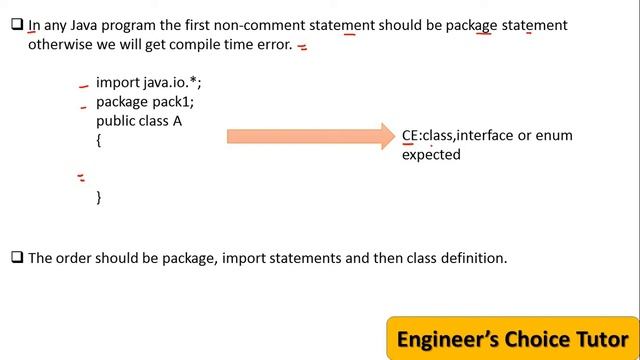 Order of Declaring class, package and import statement in Java || Java Interview Question 2021 смотреть онлайн