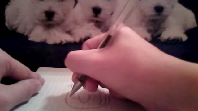 Рисую котика на бумаге смотреть онлайн