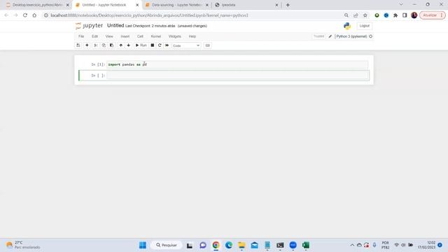 Como abrir arquivo CSV usando PYTHON #12 смотреть онлайн