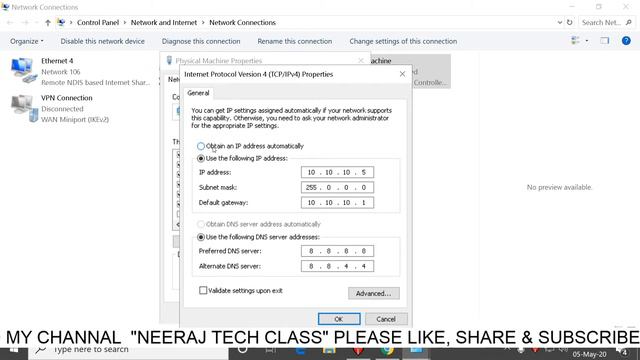 How do I set a static IP address in Windows? смотреть онлайн