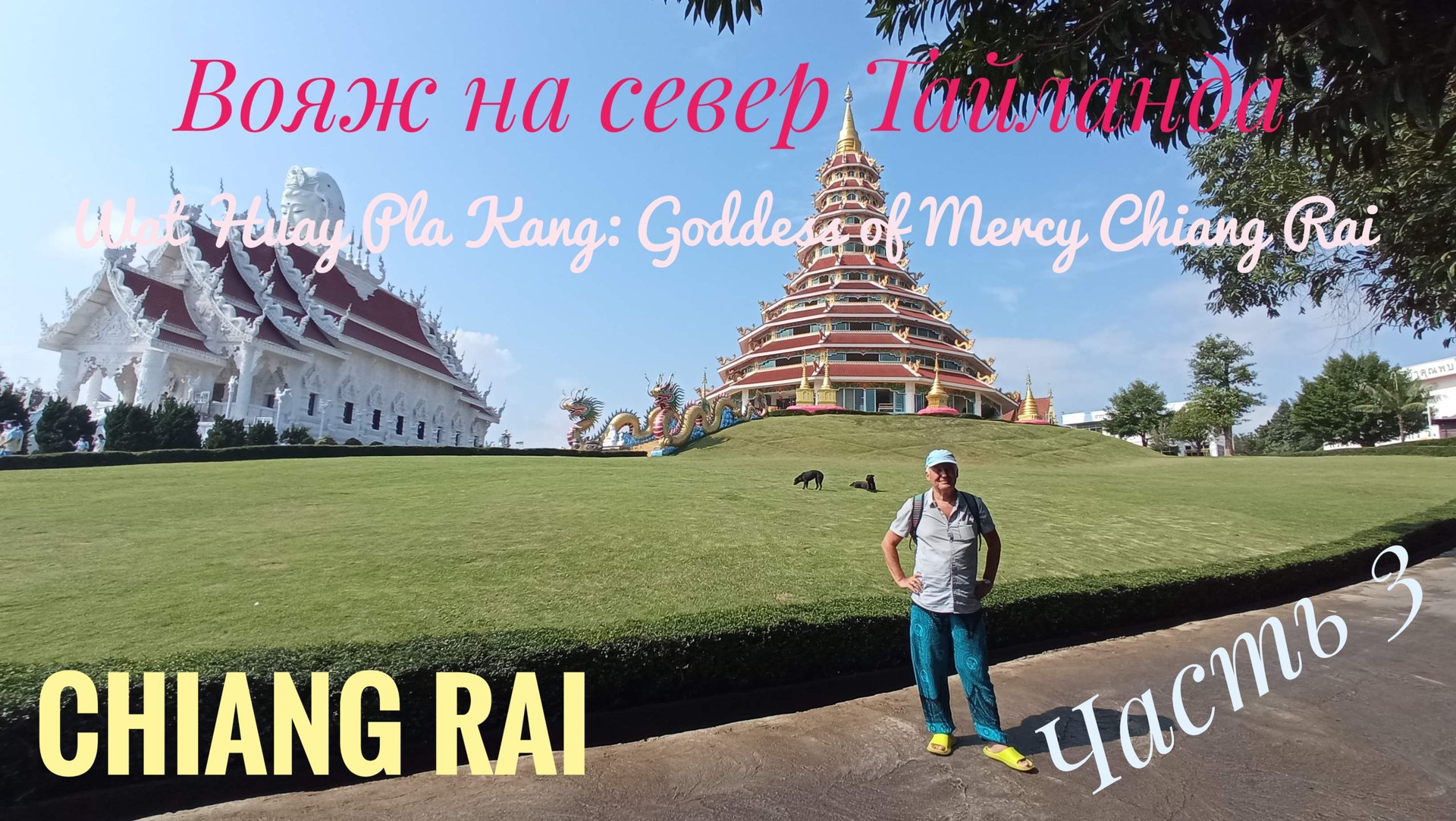 Вояж на север Тайланда Wat Huay Pla Kang: Goddess of Mercy Chiang Rai Часть 3