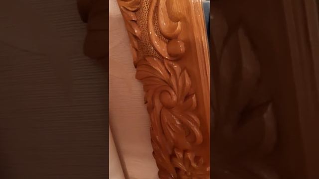 Резное зеркало ручной работы (каштан массив) смотреть онлайн