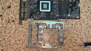 Термопрокладки Sapphire RX 5700 XT PULSE / замена