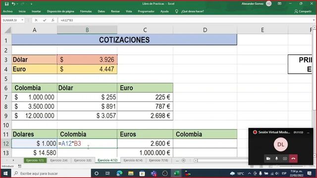 Sesion 14 Excel смотреть онлайн