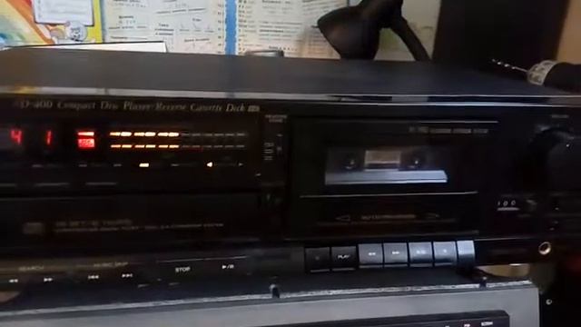 Запись с CD на кассету на Teac AD—400 смотреть онлайн