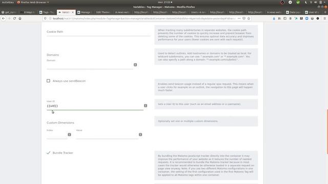 An example of Matomo with the user id PHP and Matomo Tag Manager смотреть онлайн