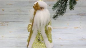 Дед Мороз музыкальный 30 см в золотом кафтане. РЦ "Восток". Артикул: 215-404