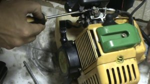 Бензотример (китай) Регулировка холостого хода, катушка сразу крутится при запуске на холостом ходу