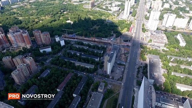 Метро "Проспект Вернадского" [Ход строительства от 24.06.2019] смотреть онлайн