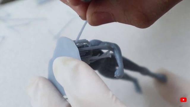 Anime figure 3d print making process / Attack on titan - Female Titan anime figure смотреть онлайн