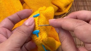 Отличная альтернатива резинки. Обработка края изделия при вязании сверху