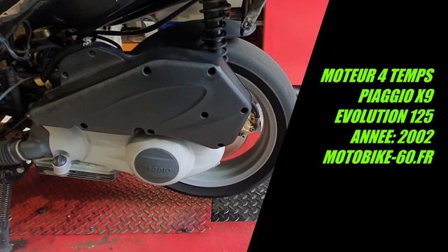 MOTEUR 4 TEMPS PIAGGIO X9 EVO 125 2002 MOTOBIKE-60.FR смотреть онлайн