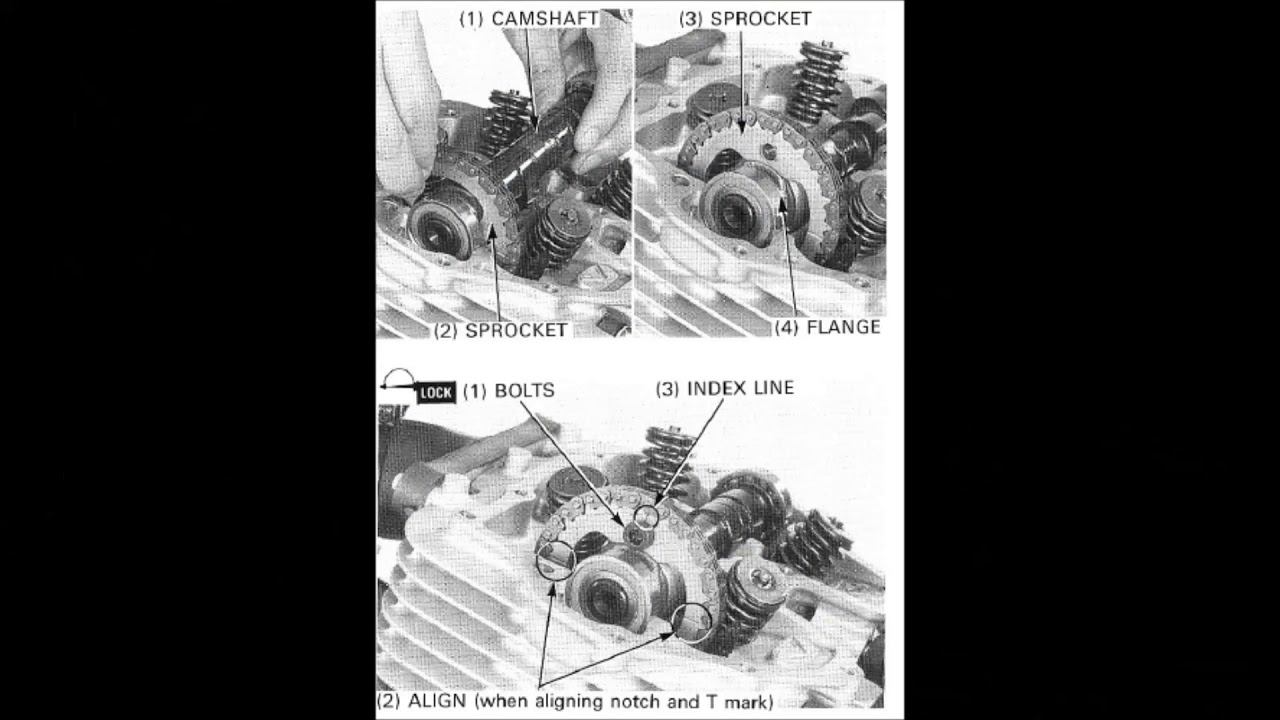 Установка фаз газораспределения на HONDA XR400 смотреть онлайн
