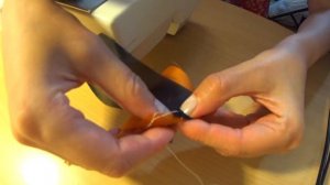 O платье из органзы | + два шва, которые заменят оверлок и зиг-заг.