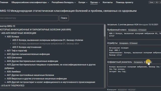 inform.best - Классификатор МКБ-10 смотреть онлайн