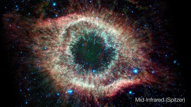 СПИРАЛЬНАЯ ТУМАННОСТЬ: УЛЬТРАФИОЛЕТОВЫЙ, ВИДИМЫЙ И ИНФРАКРАСНЫЙ ВИДЫ смотреть онлайн