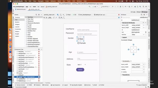 #4 Android Tutorial using Java - Multiple Input using Constraint Layout смотреть онлайн
