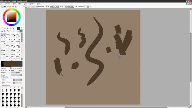 как создать квадратную кисть в sai смотреть онлайн