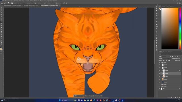 Warriors cats Fireheart SpeedPaint - Warrior Ronan Hardiman \ Коты-воители Огнегрив SpeedPaint смотреть онлайн