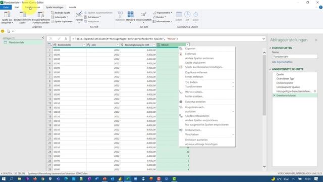 Excel - Tabelle aus Jahresdaten in Monatsdaten umformen - Power Query смотреть онлайн