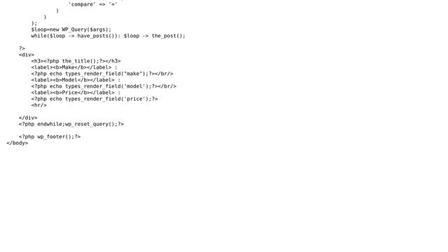 Wordpress: Custom Query Content Filtering смотреть онлайн
