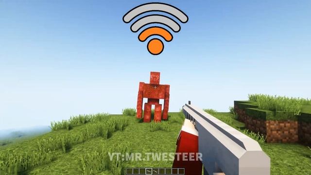 iron golem with different Wi-Fi in minecraft смотреть онлайн