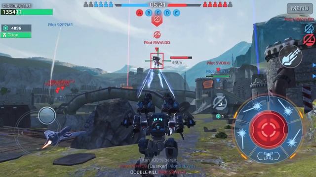 War Robots: DRONES & CANNIBAL Reactor Testserver Gameplay смотреть онлайн