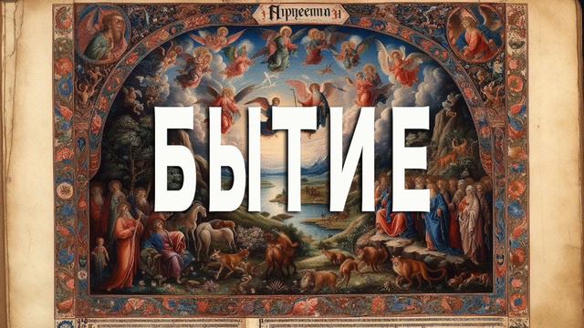 Книга Бытие Слушать аудио Библию