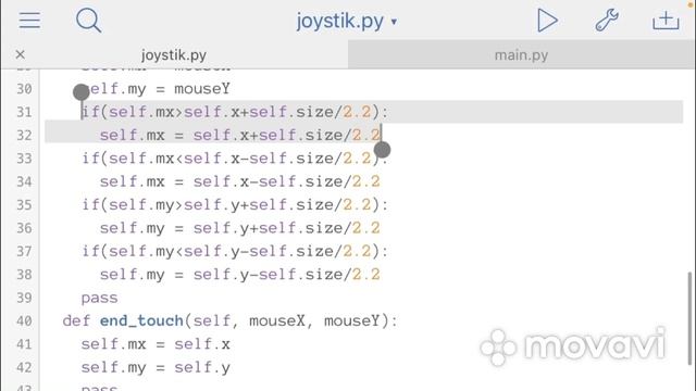 Создание джойстика для своей игры на Python. смотреть онлайн