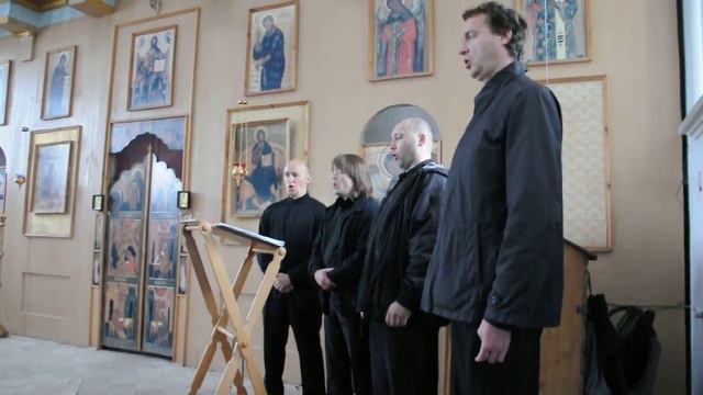 мужской хор в Валаамском монастыре