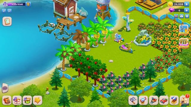 Dusya Love играет в пиратскую игру Golden Farm смотреть онлайн