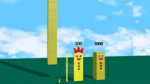Looking for Numberblocks Comparison 3 30 300 3000 30000 300000 3000000 Number Pattern
