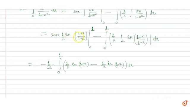 Given `sum_(n=1)^oo1/(n^2)=(pi^2)/6andint_0^1(lnx)/(1-x^2)dx=-(pi^2)/lambda` then value of `la смотреть онлайн