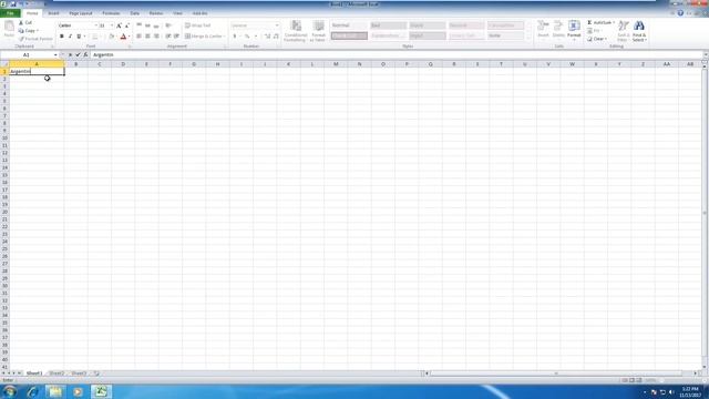 Create Excel Autocomplete From Lists On Excel 2010 and Windows 7 смотреть онлайн